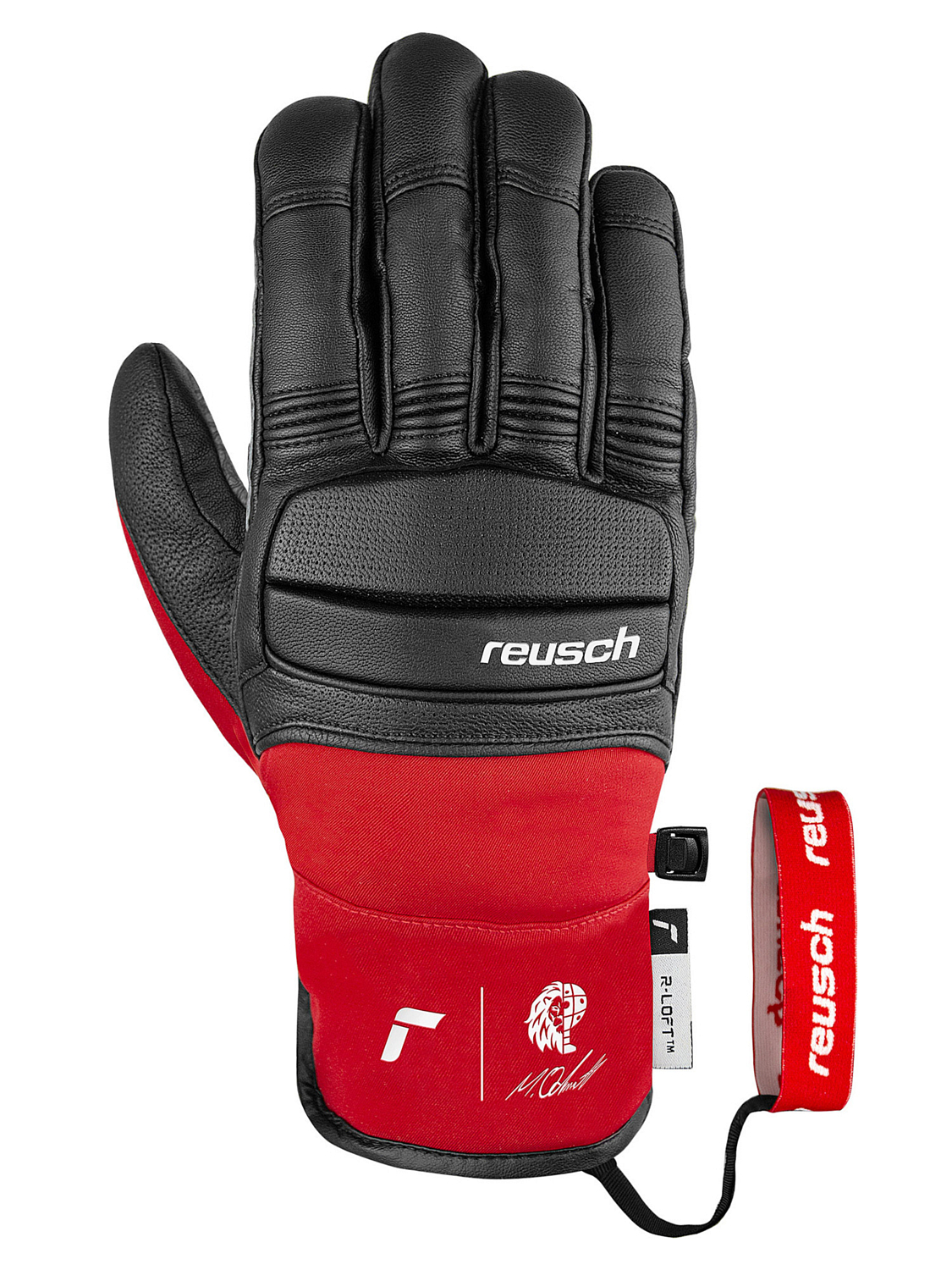 Перчатки REUSCH Marco Odermatt Black/Fire Red