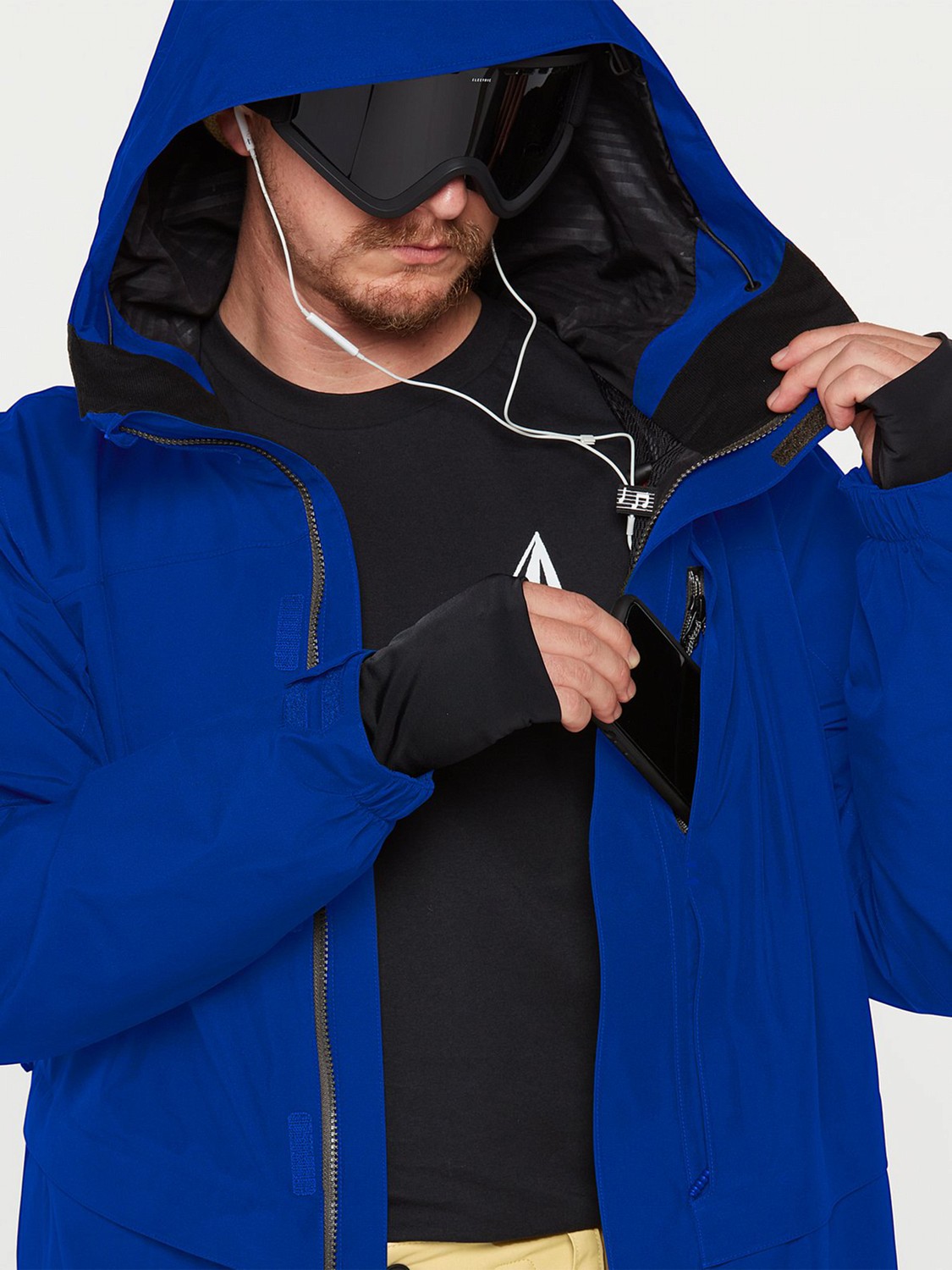 Куртка сноубордическая Volcom Tds 2L Gore-Tex Jacket Bright Blue