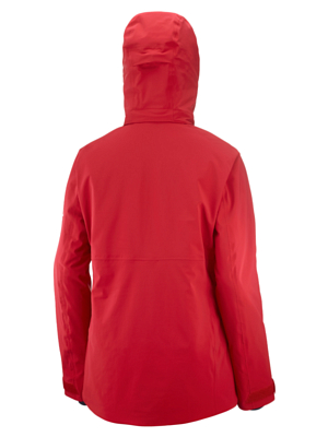 Куртка горнолыжная SALOMON Brilliant Jkt Women'S red Chili/White