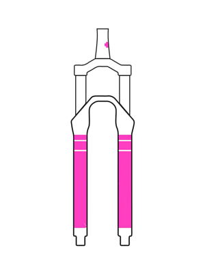 Защитная плёнка Muc-Off для вилки Fork Protection Kit Bolt