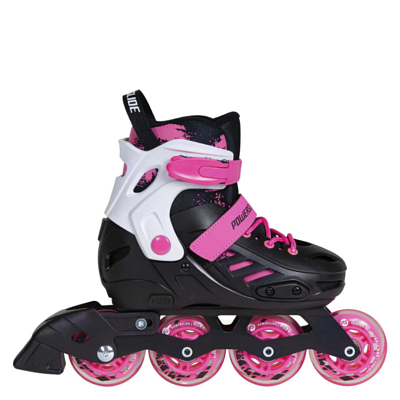 Роликовые коньки Powerslide Khaan Junior SQD Black/White/Pink