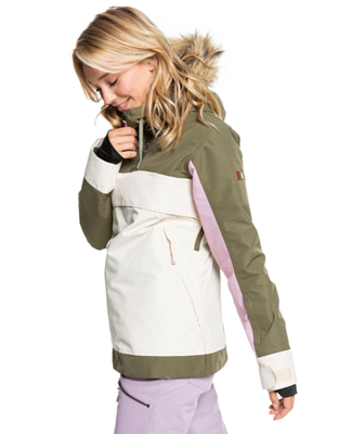 Куртка сноубордическая Roxy Shelter Snow Jacket Burnt Olive