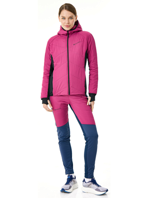 Куртка беговая Nordski Hybrid Warm 2.0 Fuchsia/Black