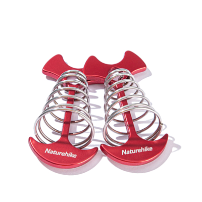 Колышки для палатки Naturehike Lightweight fishbone floor spring nail S Red