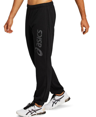 Брюки беговые Asics Big Logo Sweat Pant Performance Black/Dark Grey