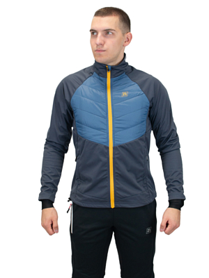 Куртка беговая NONAME Hybrid 24 Navy/Med Blue