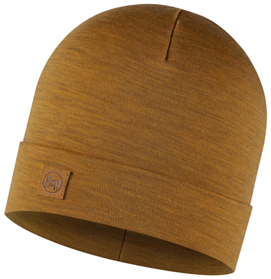 Шапка Buff Merino Heavyweight Hat Solid Mustard