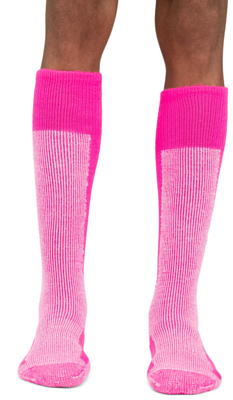 Носки THORLO'S Skiing Maximum Cushion Over-Calf Schuss Pink/White