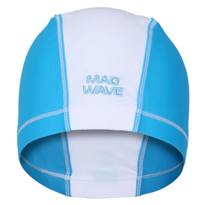 Шапочка для плавания MAD WAVE Lycra Duotone Azure