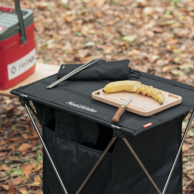 Стол Naturehike Folding Table With Soft Surface Storage Box S-9B Black