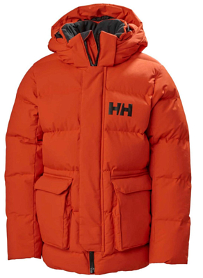 Парка горнолыжная детская HELLY HANSEN Jr Urban Puffy Parka Patrol Orange