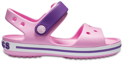 Сандалии Crocs Crocband Sandal Kids Carnation/Amethyst