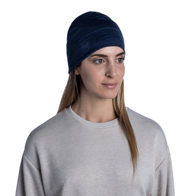 Шапка Buff Merino Heavyweight Hat Solid Denim