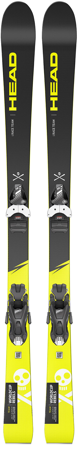 Горные лыжи с креплениями HEAD 2021-22 WC iRace Team SW+SX 7.5 GW CA BRAKE 78 [J] Black/Neon Yellow