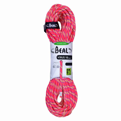 Веревка динамика Beal 10mm Virus 200m 1 метр Pink