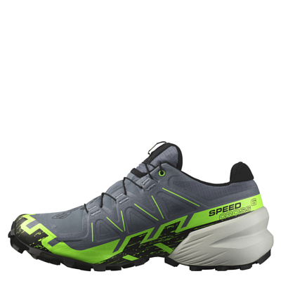 Кроссовки SALOMON Speedcross 6 GTX Flint Stone/Green Gecko/Black