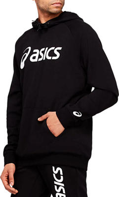 Толстовка беговая Asics Big Asics Oth Hoodie Performance Black/Brilliant White