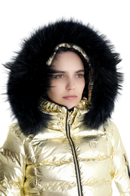 Куртка горнолыжная Sportalm Kyla Metallic m K+P Fur Gold