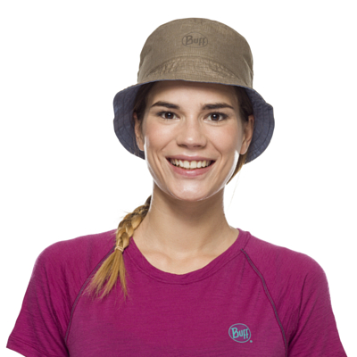 Панама Buff Travel Bucket Hat Zadok Blue-Olive