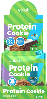 Печенье vplab Protein Cookie шоколад-кокос