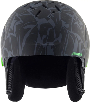 Шлем детский ALPINA Pizi Black-Green Camo Matt