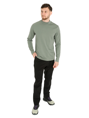 Toread Men s long sleeve T shirt Grey lake green 1349