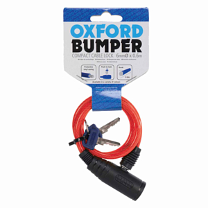 Замок велосипедный Oxford Bumper Cable lock 600mmх6mm OF06