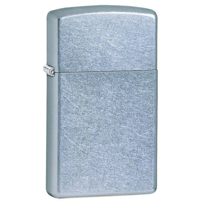 Зажигалка Zippo Slim Street Chrome Серебристый Матовый