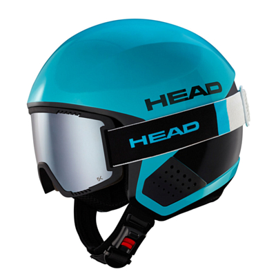 Маска горнолыжная HEAD Contex Pro 5K Race RD+SL 5K L Black/Blue WCR /Chrome