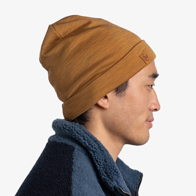 Шапка Buff Merino Heavyweight Hat Solid Mustard