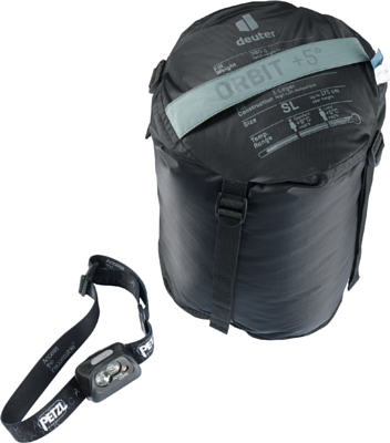 Спальник Deuter Orbit +5° SL левый Shale/Slateblue