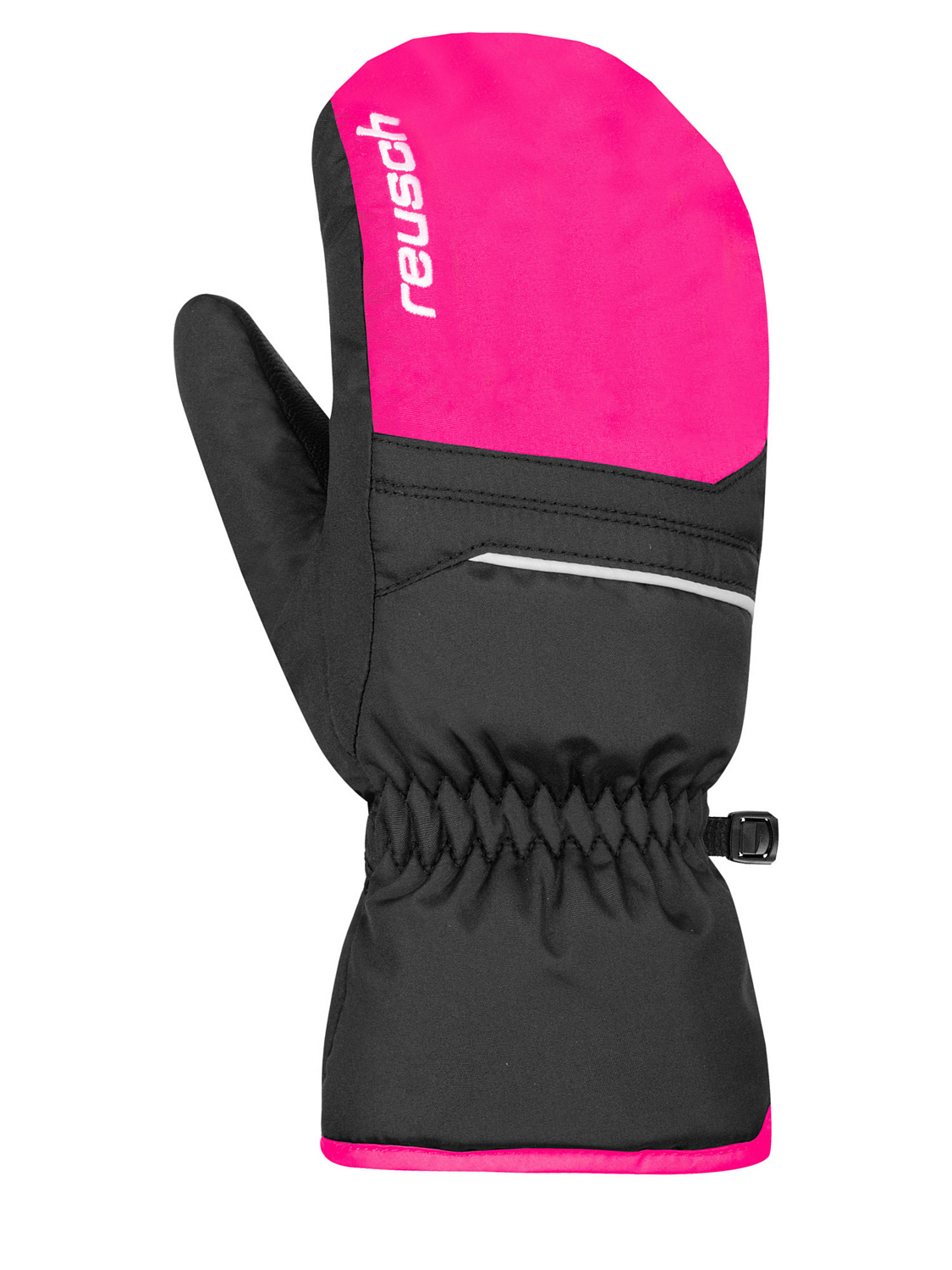 Варежки детские REUSCH Alan Junior Black/Pink Glo