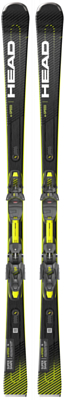 Горные лыжи с креплениями HEAD 2021-22 Supershape e-Speed SF-PR+PRD 12 GW BRAKE 85 [F] Black/Neon Yellow