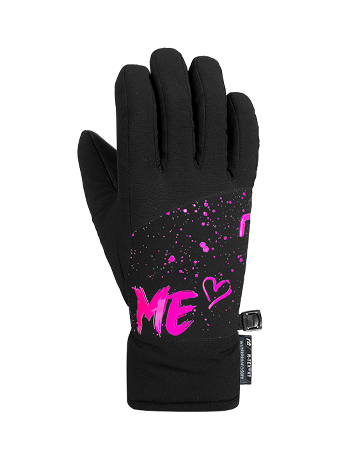 Перчатки детские REUSCH Beatrix R-TEX XT Junior Black/Pink Glo