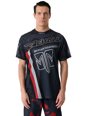 Велофутболка Rehall HAZE-R T-Shirt Short Sleeve Camo Black