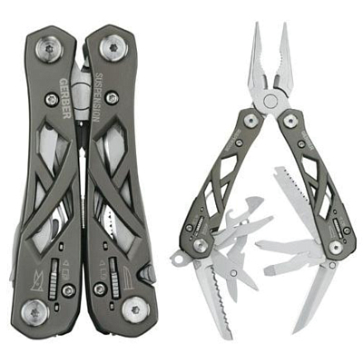 Мультиинструмент GERBER Essentials Suspension Multi-Plier (Box) Titanium gray