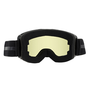 Маска горнолыжная ULTRASCOUT Course Otg Shiny Black/Orange Lens With Mirror Coating