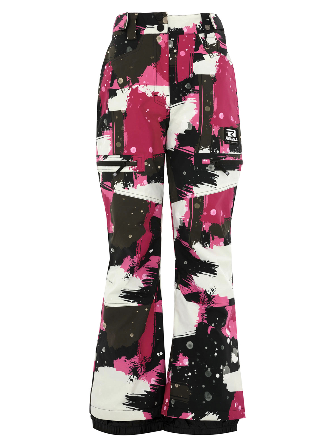 Брюки сноубордические детские Rehall Nori-R-Jr. Camo Abstract Brite Pink