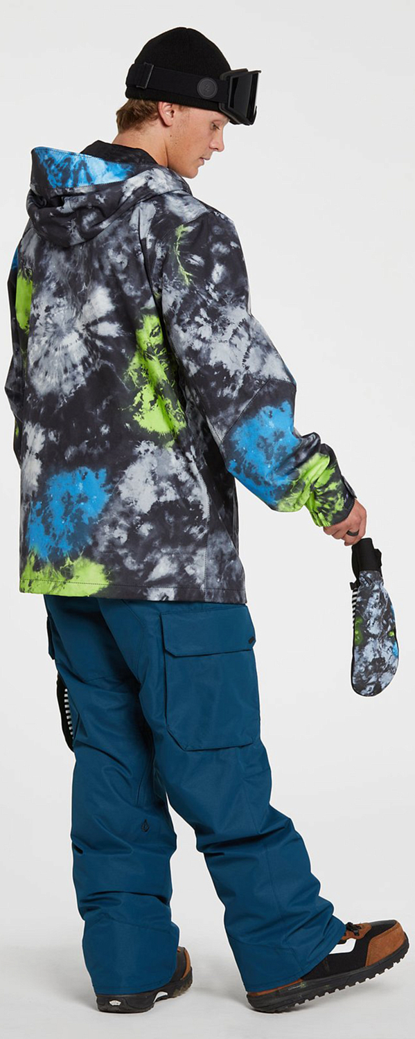 Куртка-анорак сноубордическая Volcom Brighton Pullover Tie Dye