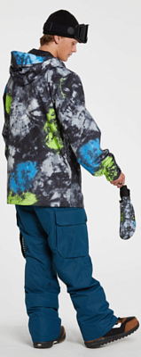 Куртка-анорак сноубордическая Volcom Brighton Pullover Tie Dye