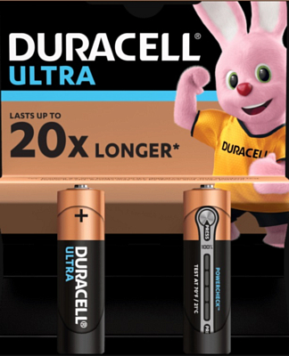 Батарейки Duracell LR6-2BL Ultra