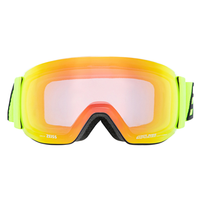 Маска горнолыжная OTG Salice 104DARWF Black-Lime/Darw Clear S1