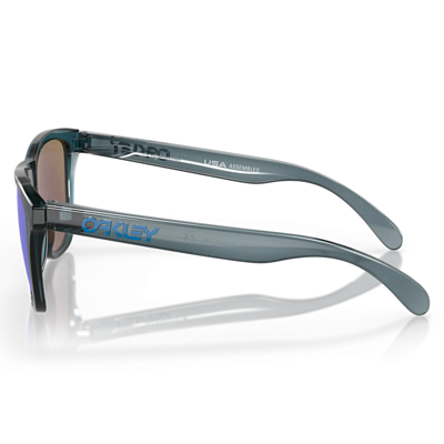 Oakley Frogskins Crystal Black Prizm Sapphire Polarized