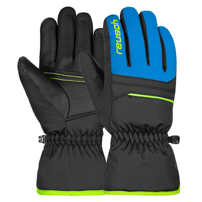 Перчатки REUSCH Alan Junior Bleck/Bril Blue/Safety Yellow