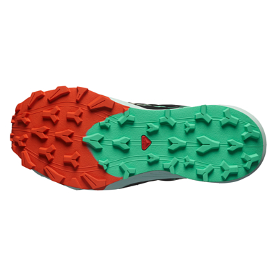 Кроссовки SALOMON Thundercross Black/Cherry Tomato/Electric Green