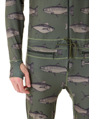 Комбинезон AIRBLASTER Classic Ninja Suit Olive Fish