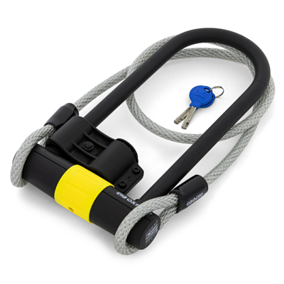 Замок велосипедный Oxford Magnum Duo U-lock (315mmх170mm) with Bracket & Cable 1.2mх12mm