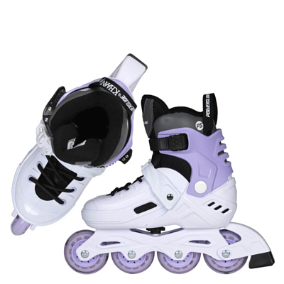 Роликовые коньки Powerslide Khaan Junior NXT White/Purple