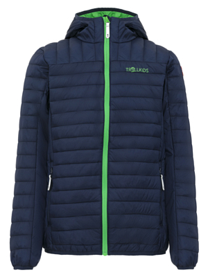 Куртка детская Trollkids Eikefjord Navy/Bright Green