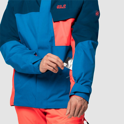 Куртка горнолыжная Jack Wolfskin Sun Peaks Jacket M Blue Pacific